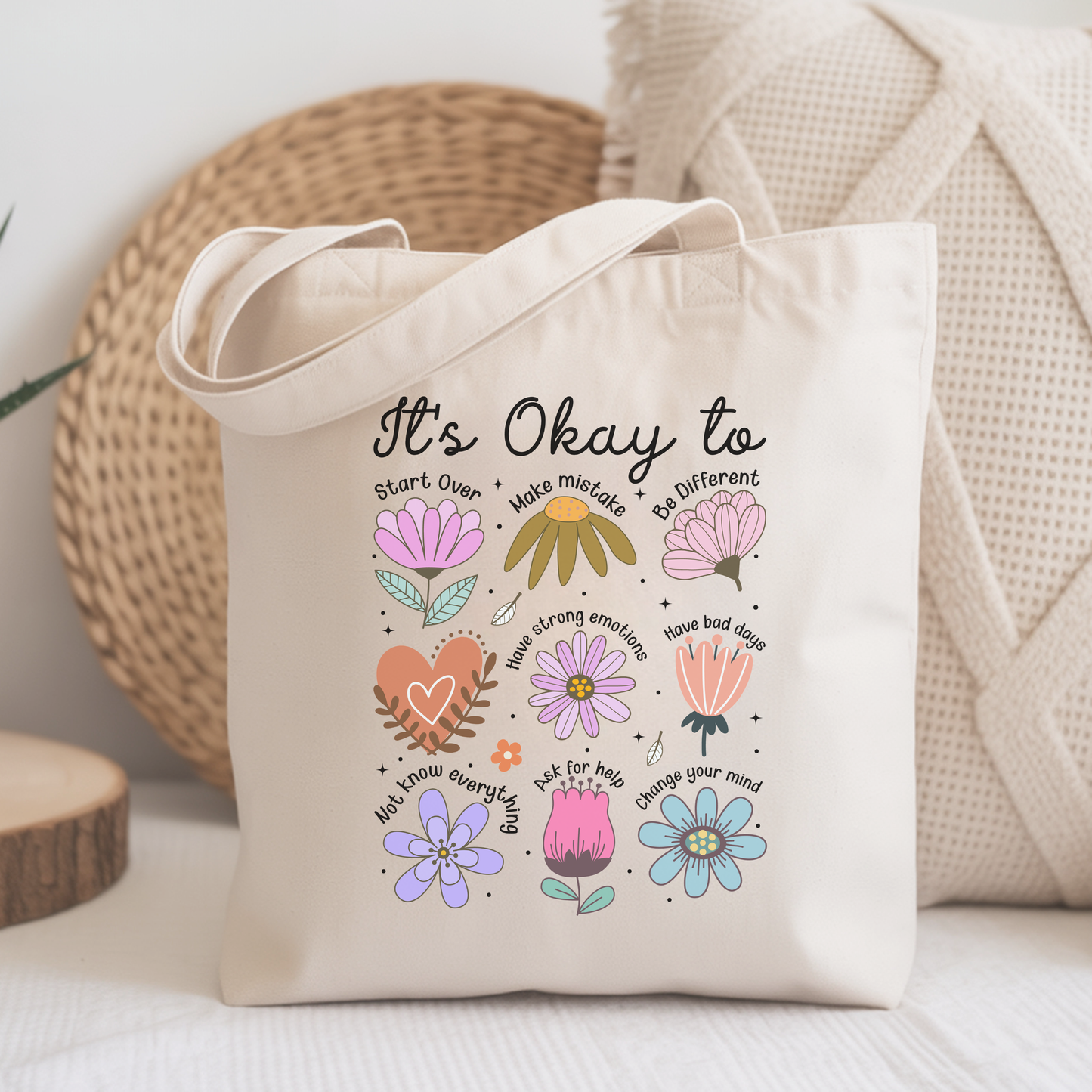 It's Okay to Tote Bag