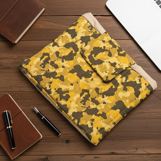 Quilted Camouflage Book/Device Sleeve